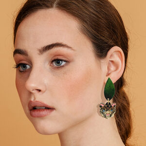 Tiger Leaf Earrings