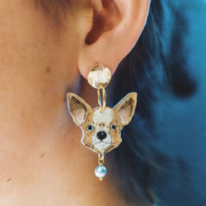 Chihuahua earrings