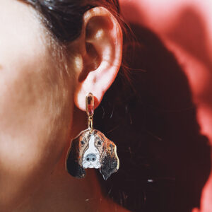 Basset Hound pendientes