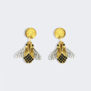 Bumble Bee Gold earrings