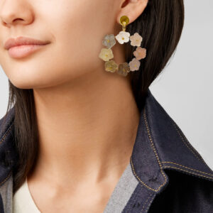 Rosebed earrings