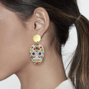 Day of the dead earrings