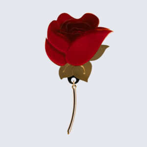 Rose brooch