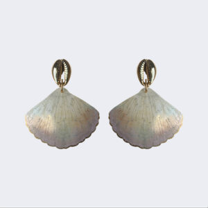 Coconut shell pendientes