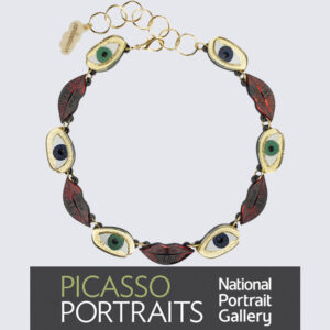 NPG #Picasso eye and lips necklace