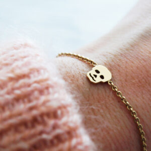 Gold Skull pulsera