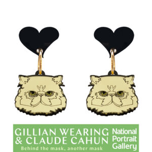 NPG Cat Heart earrings