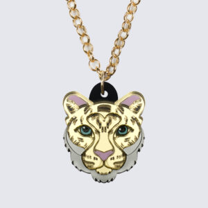 Panther's Face L pendant