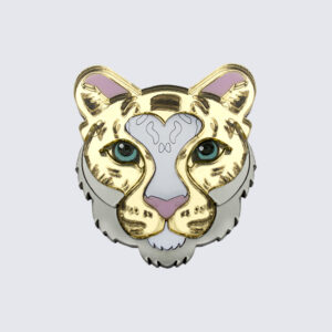 Panther's Face broche