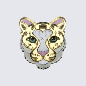 Panther's Face brooch