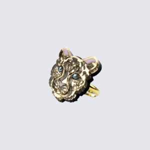 Panther's Face ring