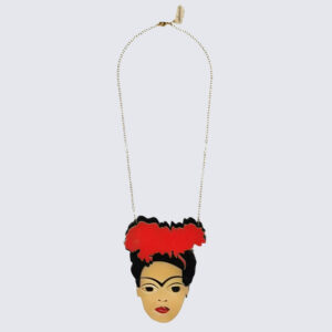 Frida Kahlo's Face Small Necklace