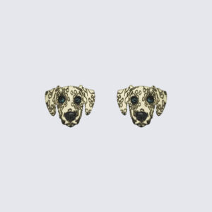 Dalmatian earrings