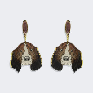 Basset Hound pendientes