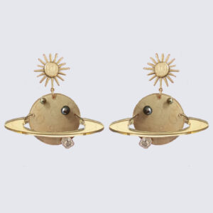 Saturn earrings