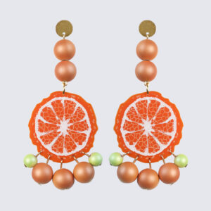 Orange Earrings