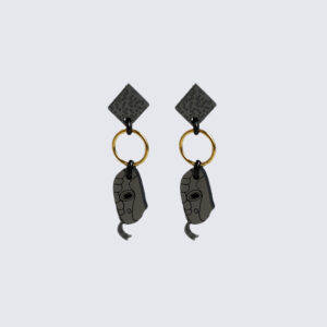 Dark Snake Earrings