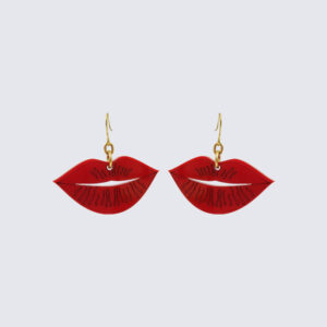 Red Lips Earrings