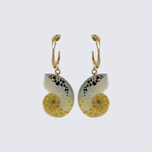 Black&Yellow Shell Earrings