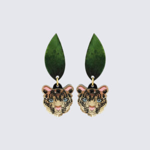 Tiger Leaf Earrings